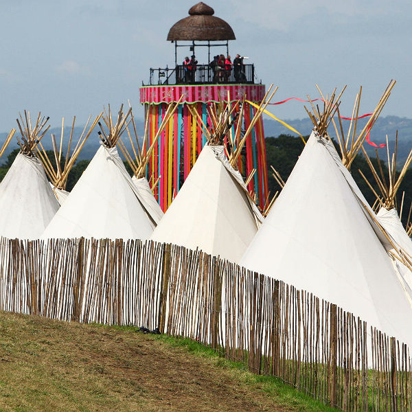 Petition calls to ban tipis from Glastonbury